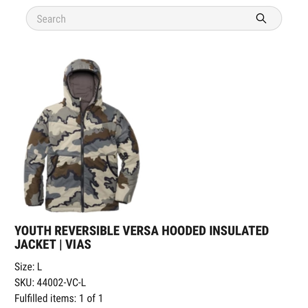 KUIU Kids Camouflage Hooded Jacket